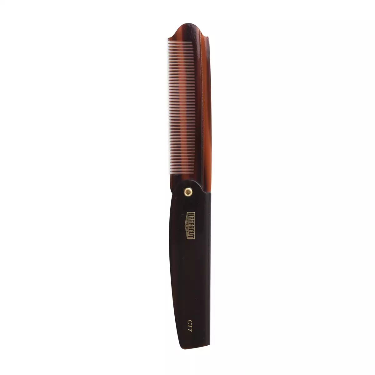 Расческа Uppercut Deluxe CT7 Tortoise Flip Comb