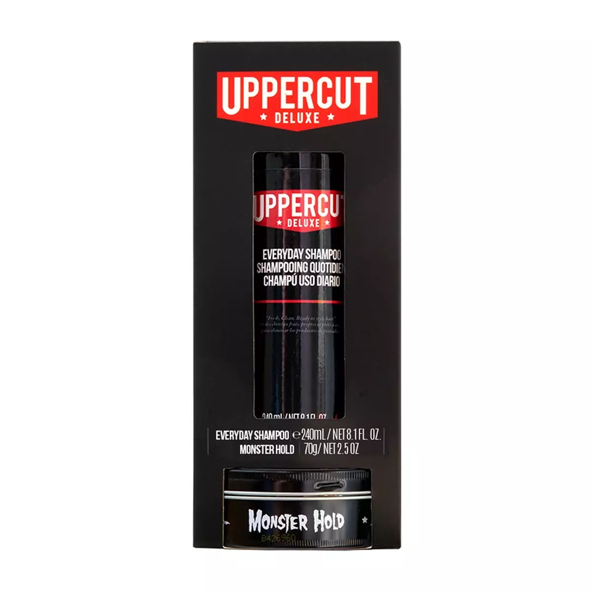 Набор Uppercut Deluxe Duo Kit Everyday Shampoo and Monster Hold