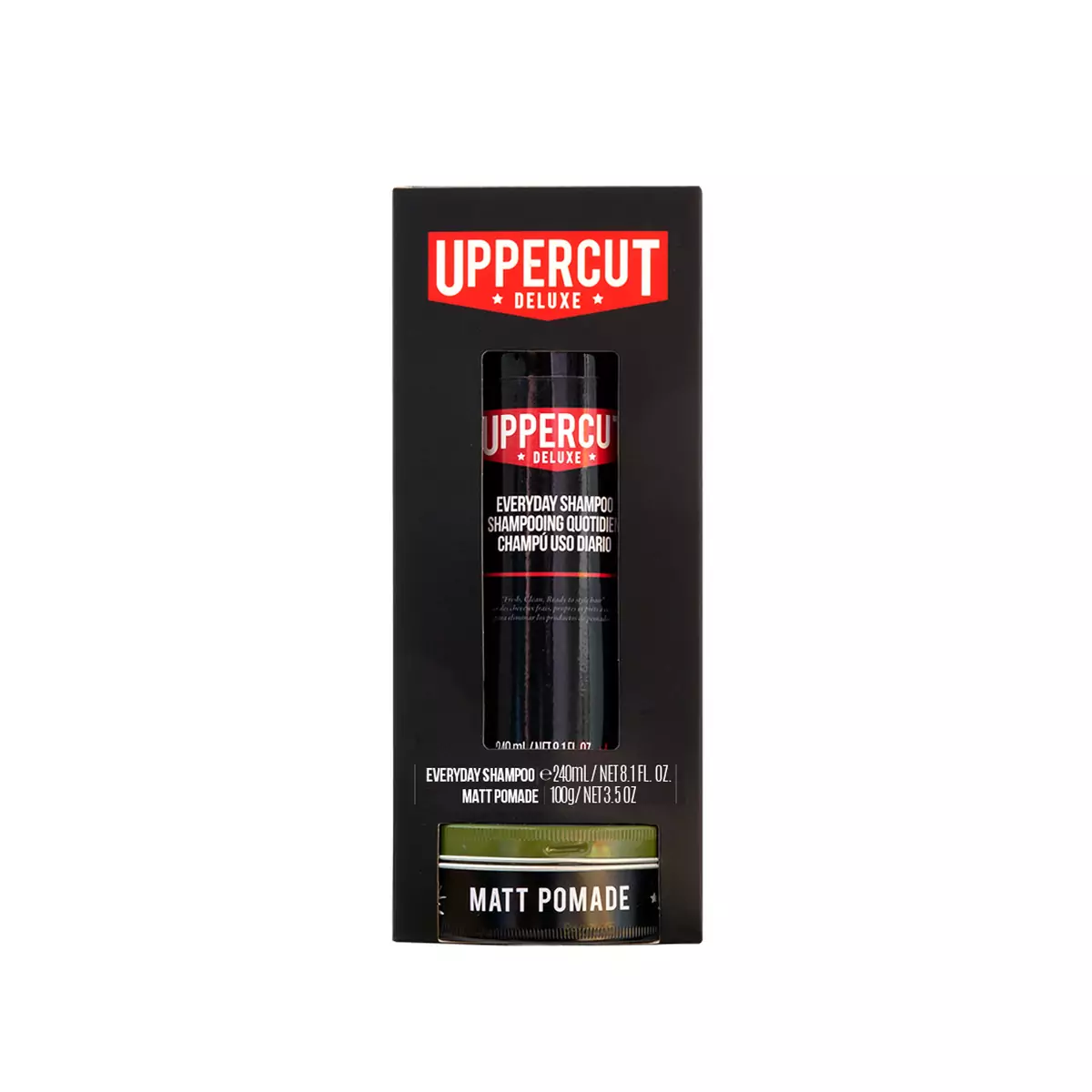 Набор Uppercut Deluxe Duo Kit Everyday Shampoo and Matt Pomade