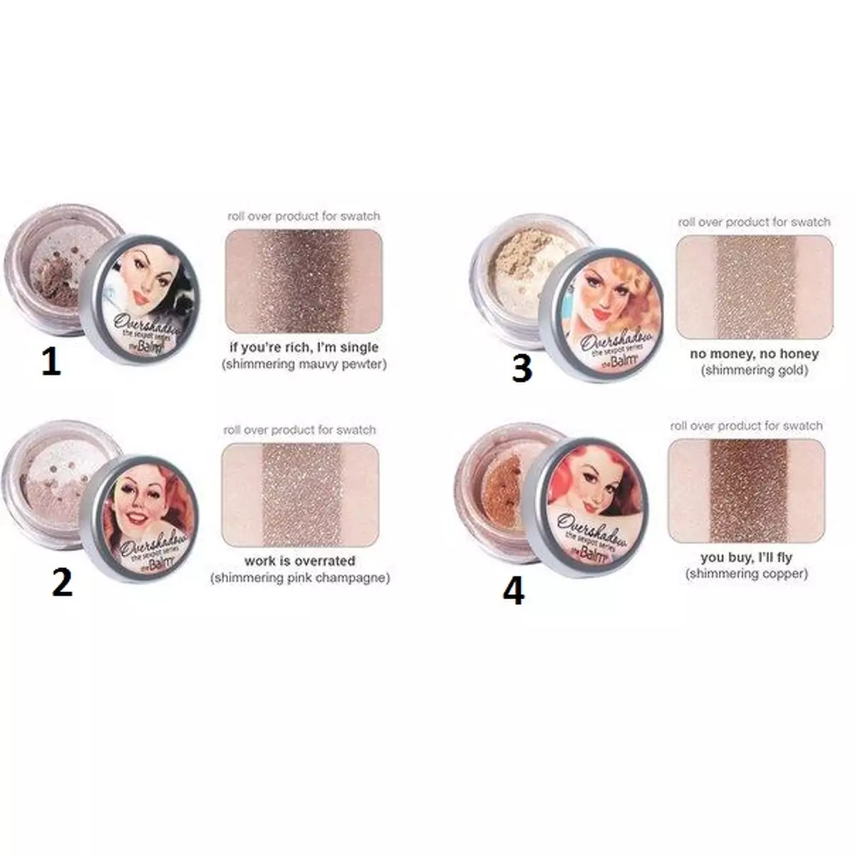 Рассыпчатые тени для век theBalm Overshadow