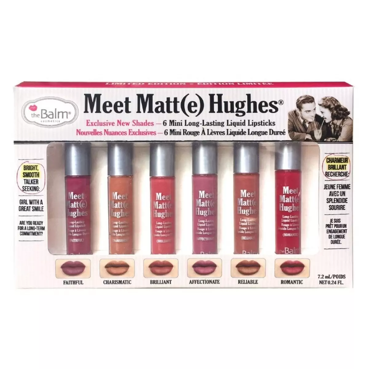 Набор мини блесков theBalm Meet Matte Hughes Mini vol2