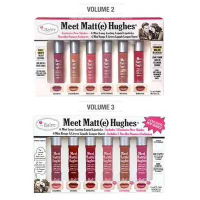 Набор мини блесков theBalm Meet Matte Hughes Mini vol3
