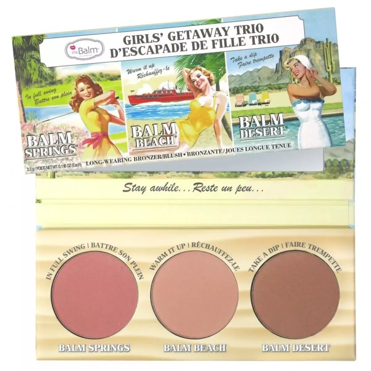 Набор румян theBalm Girls Getaway Trio