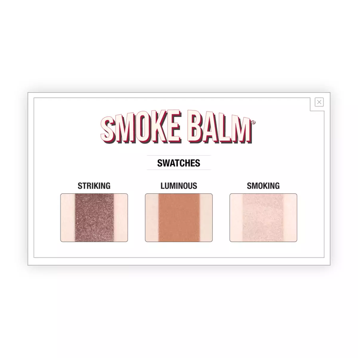 Палетка теней theBalm Smoke Balm vol 4