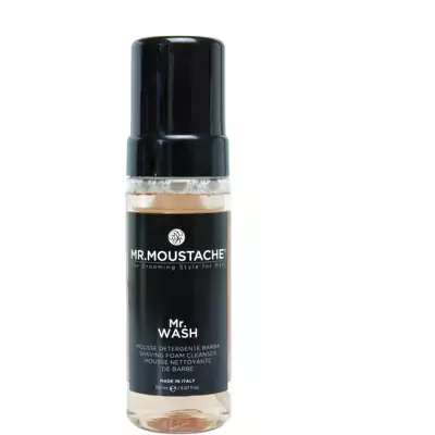 Очищающая пена для бороды Mr.Moustache Shaving Foam Cleanser Mr.Wash