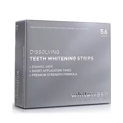 Профессиональные растворимые отбеливающие полоски WhiteWash Laboratories Dissolving Teeth Whitening Strips