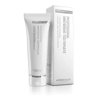 Отбеливающая зубная паста с частицами серебра + защита десен WhiteWash Laboratories Professional Whitening Toothpaste With Silver Particles