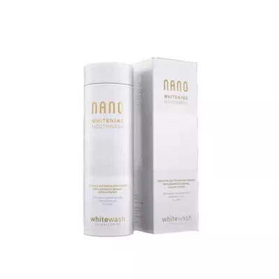 Отбеливающий ополаскиватель для полости рта с гидроксиапатитом WhiteWash Laboratories Nano Whitening Mouthwash