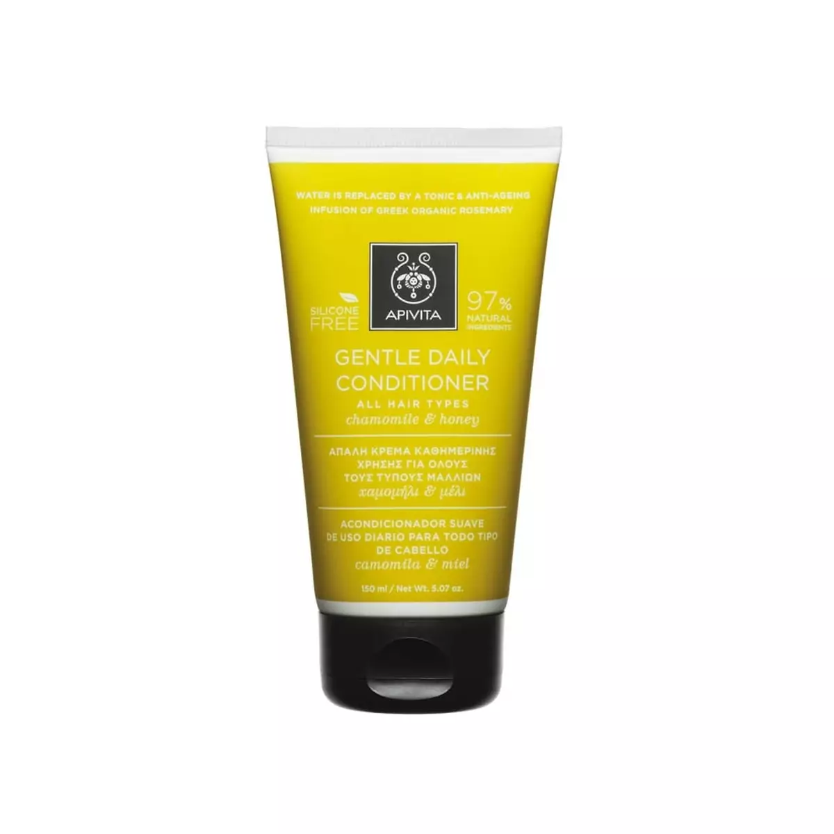 Нежный кондиционер для ежедневного использования Apivita Gentle Daily Conditioner for All Hair Types