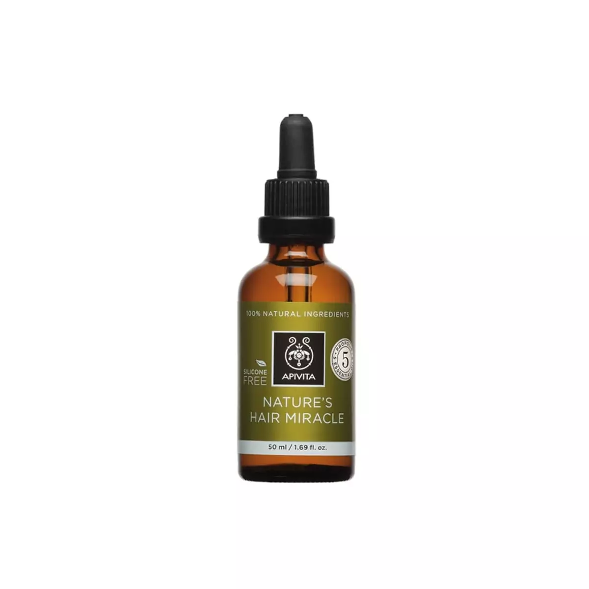 Натуральна олія для зміцнення та оздоровлення волосся Apivita Nature\'s Hair Miracle