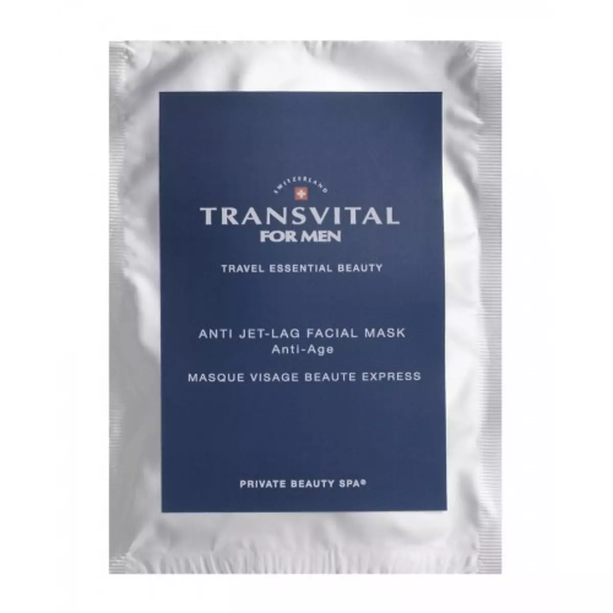Омолоджуюча маска для чоловіків, що матує анти-стрес, Transvital Anti Jet-Lag Facial Mask