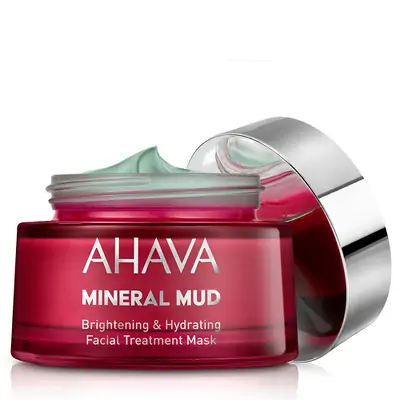 Маска для сяйва та зволоження шкіри Ahava Brightening & Hydrating Facial Mud Mask