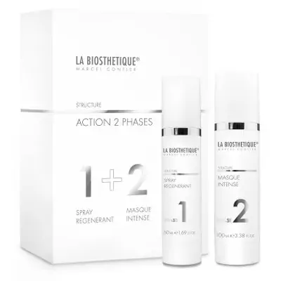Двухфазный восстановитель структуры волос La Biosthetique Action 2 Phases