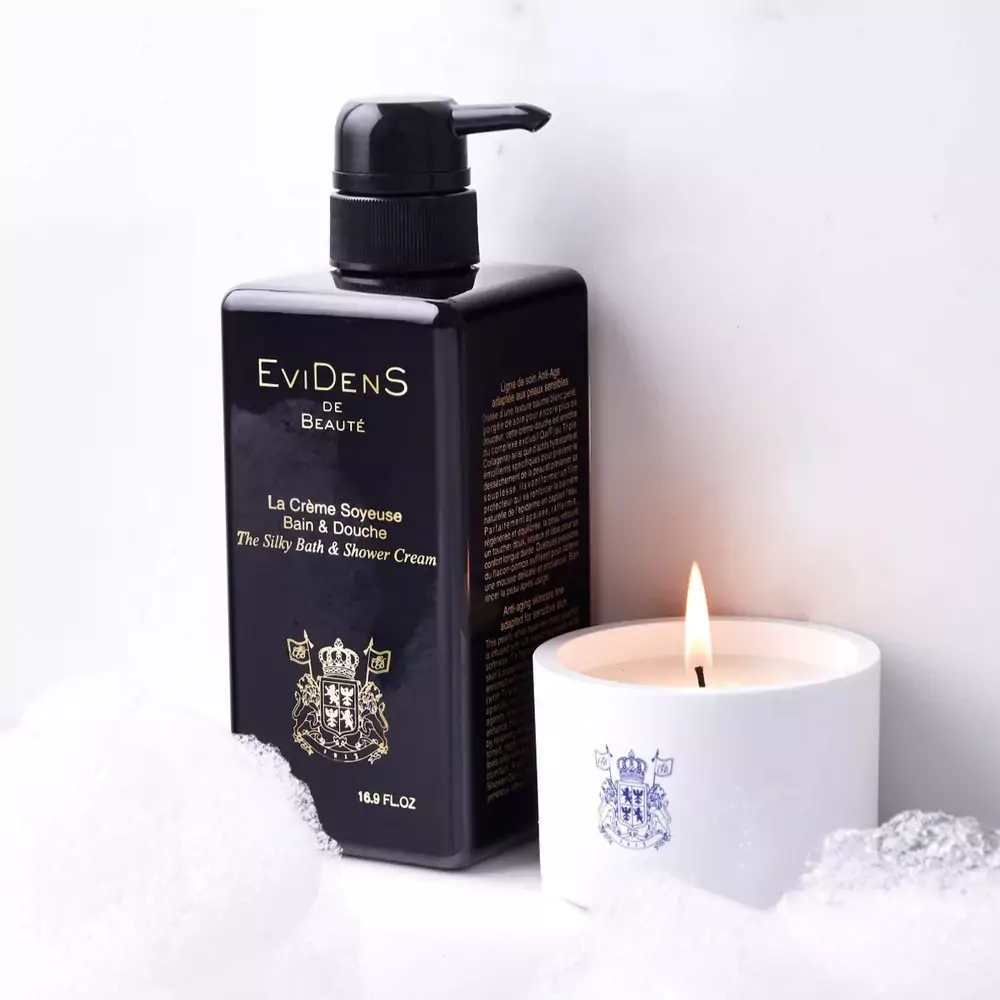 Шовковий крем для душу EviDenS De Beaute The Silky Bath and Shower Cream