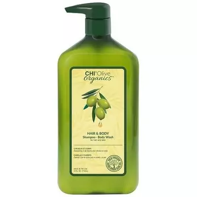 Шампунь для волос и тела с оливой Chi Olive Organics Hair And Body Shampoo Body Wash