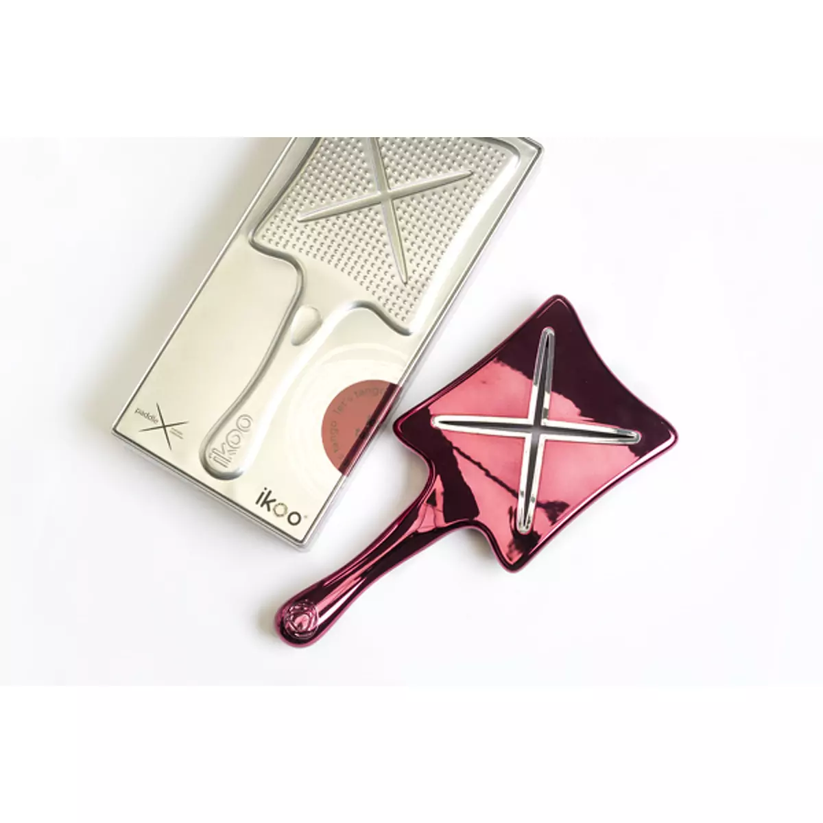 Расческа для сушки феном ikoo paddle X metallic let\'s tango