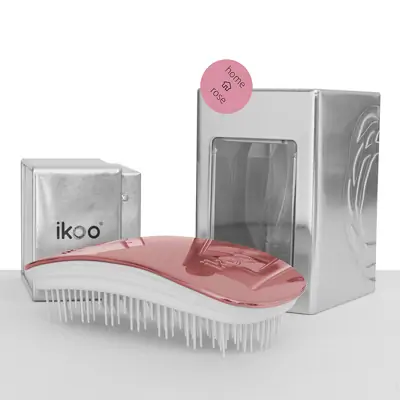 Расческа ikoo home metallic rose