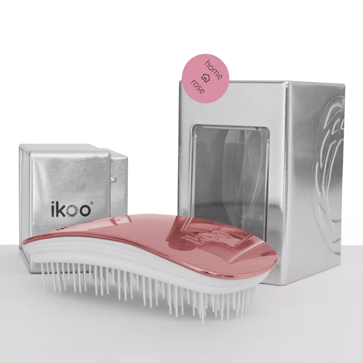 Расческа ikoo home metallic rose