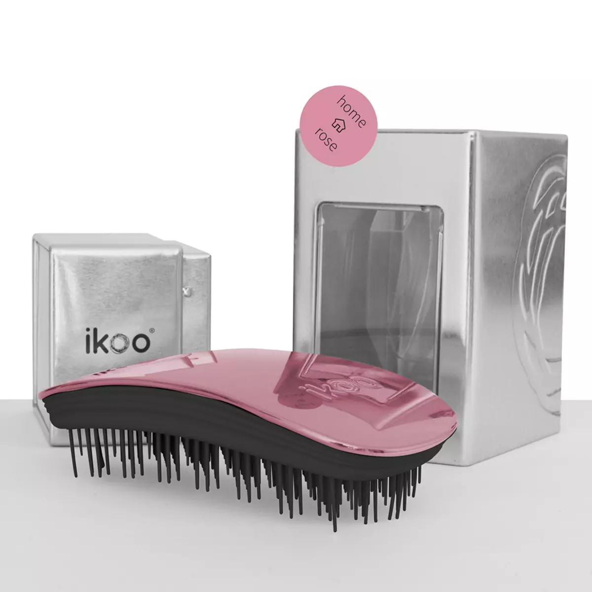 Расческа ikoo home metallic rose