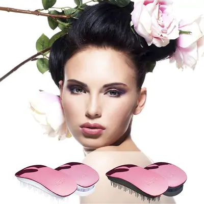 Компактная расческа ikoo pocket metallic rose