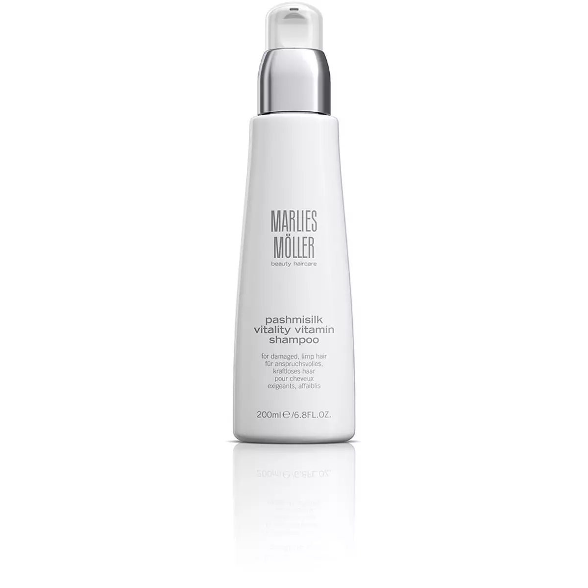 Витаминный  шампунь Marlies Moller Pashmisilk Vitality Vitamin Shampoo