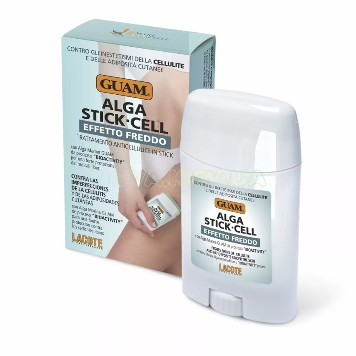 Антицелюлітний стік для тіла Холодна Формула Guam Alga Stick Cell Effetto Freddo