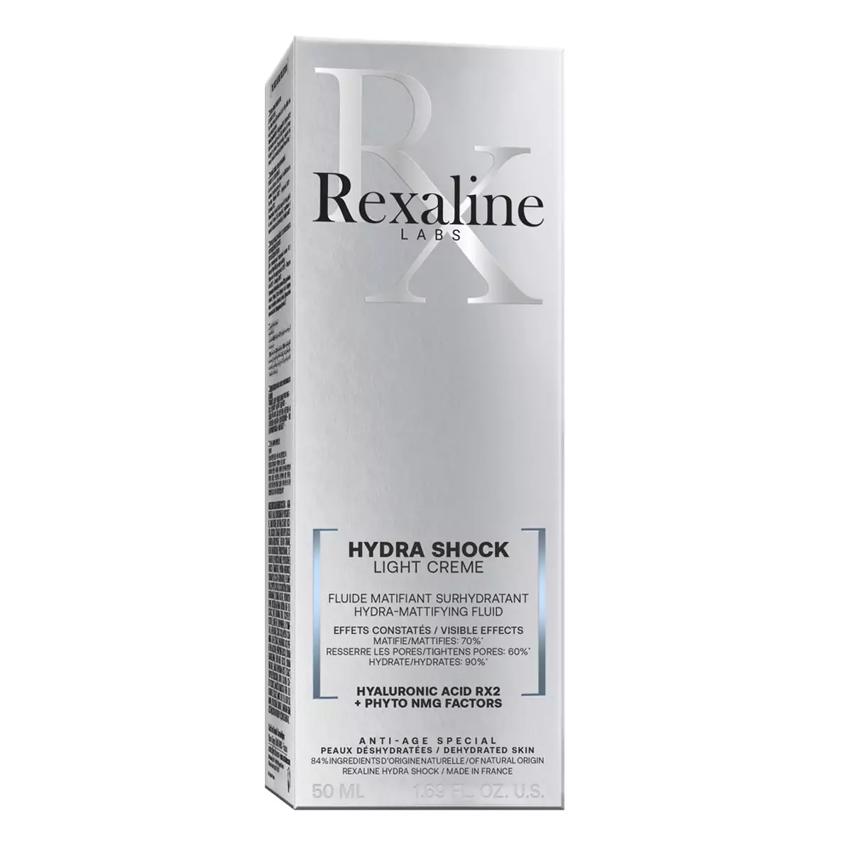 Флюид для увлажнения кожи с матирующим эффектом Rexaline HYDRA SHOCK Hydra-Mattifying Fluid