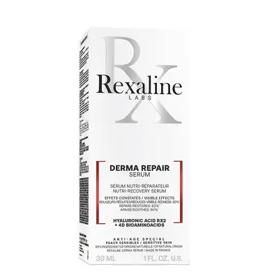 Сироватка для живлення, відновлення та заспокоєння чутливої шкіри Rexaline DERMA REPAIR Nutri-Recovery Serum