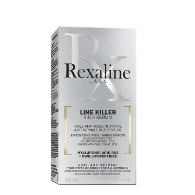 Масло-сыворотка антивозрастная для питания кожи Rexaline LINE KILLER Anti-Wrinkle Nutritive Oil