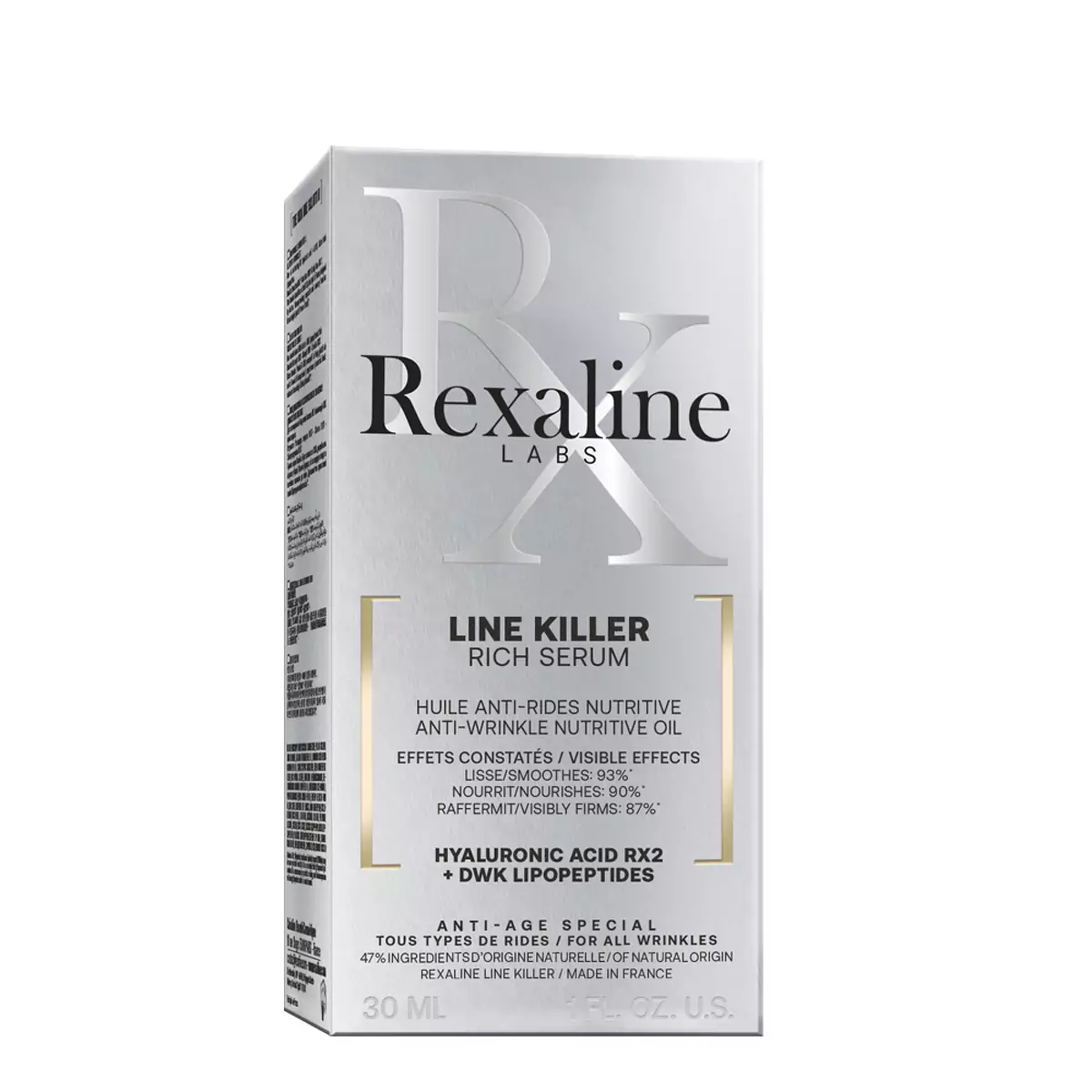 Масло-сыворотка антивозрастная для питания кожи Rexaline LINE KILLER Anti-Wrinkle Nutritive Oil