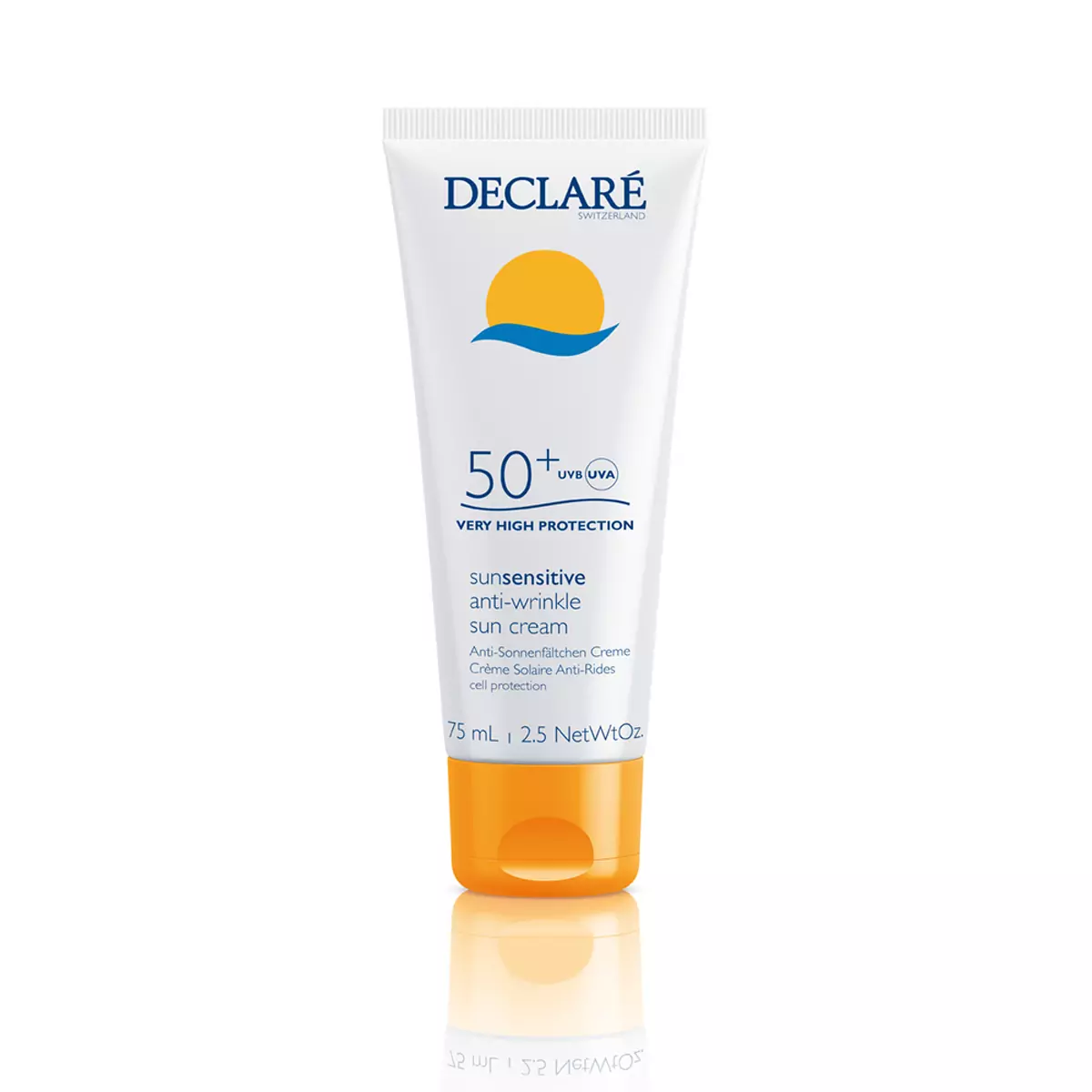 Сонцезахисний крем проти зморшок с SPF50 Declare Sun Sensitive Anti-Wrinkle Sun Cream SPF50