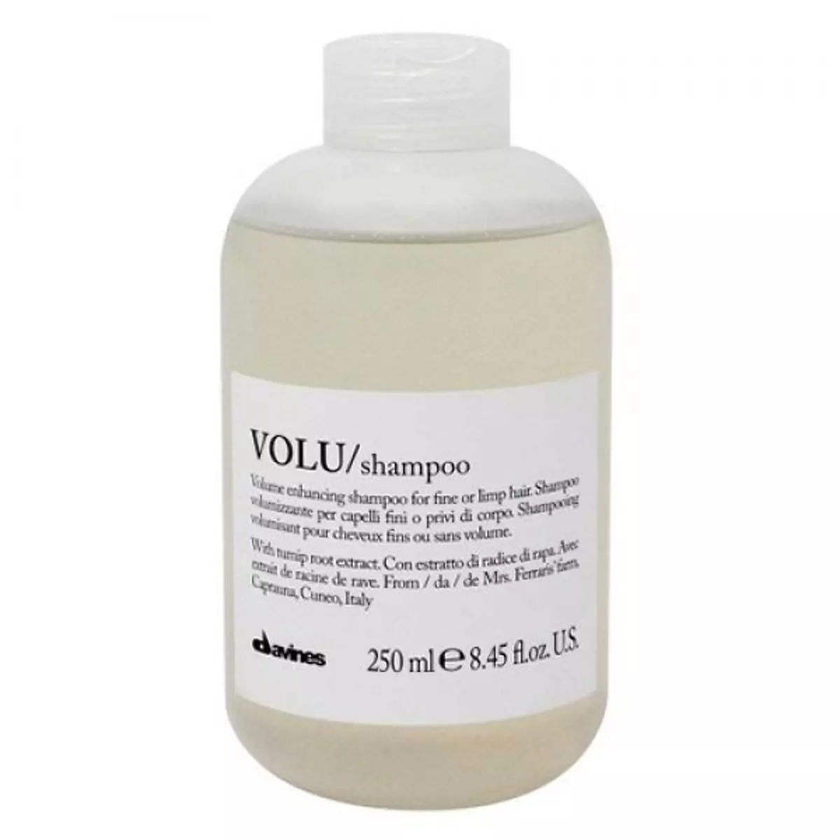 Шампунь увеличивающий объем Davines Volu Shampoo