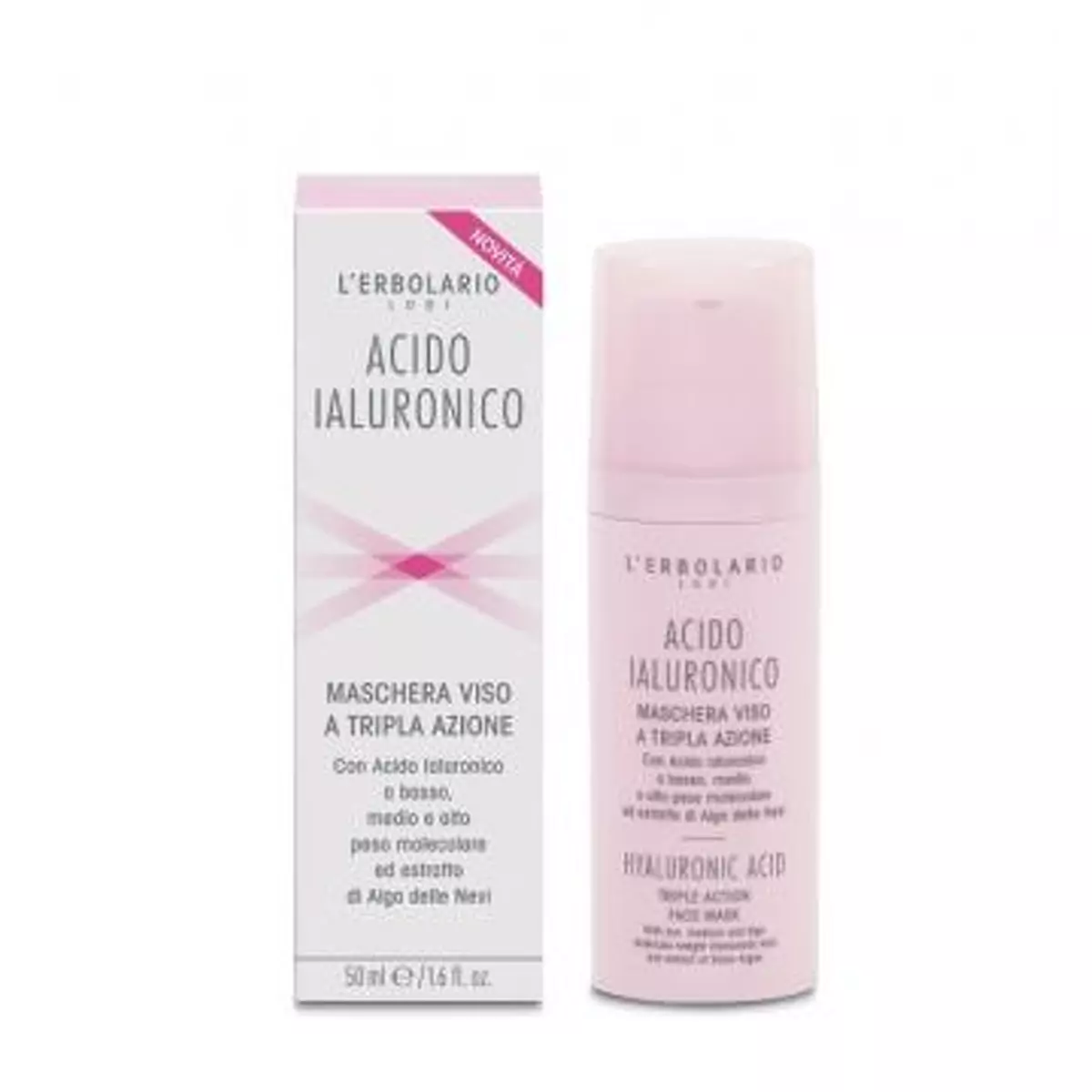Гиалуроновая кислота - маска для лица L\'Erbolario Acido Ialuronico Maschera Viso a Tripla Azione