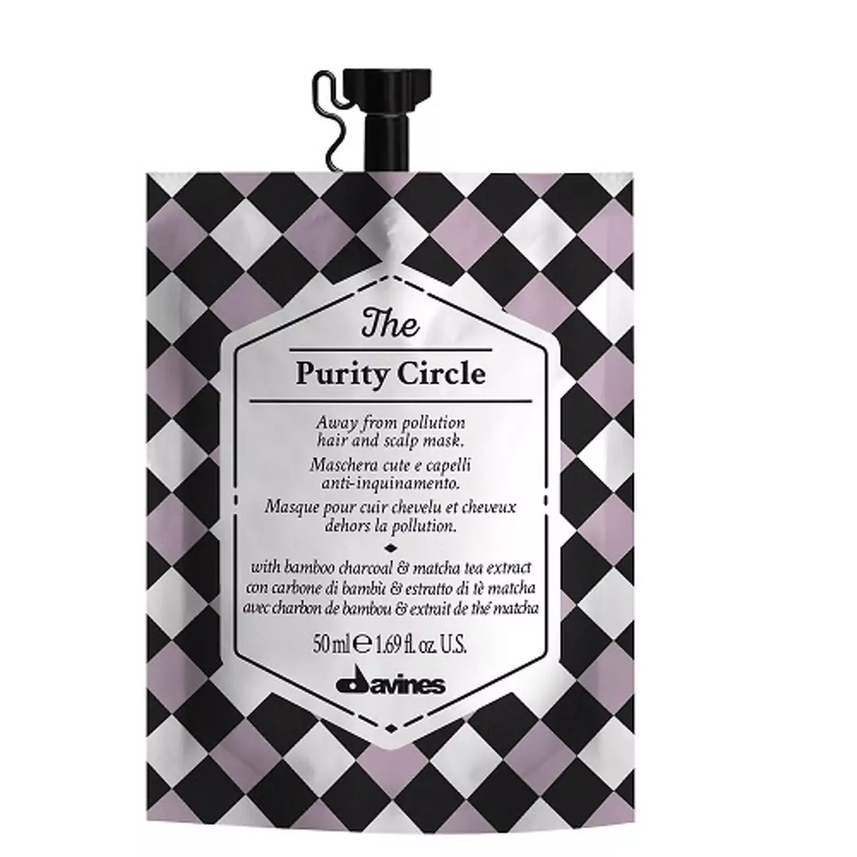 Очищающая маска для волос и кожи головы Davines Purity Circle Hair and Scalp Mask