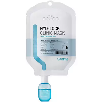 Маска для двойного увлажнения очень сухой кожи THE OOZOO HYD-LOCK Clinic mask double moisture shot