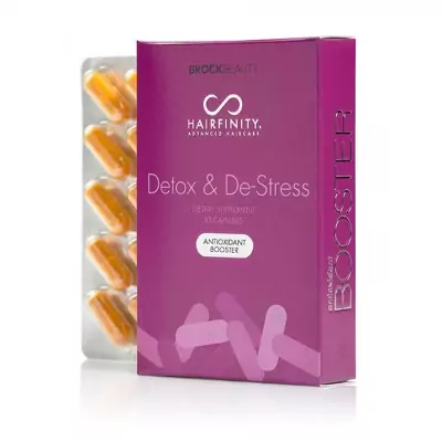 Бустер-антиоксидант детокс и антистрес Hairfinity Detox and De-Stress Antioxidant Booster