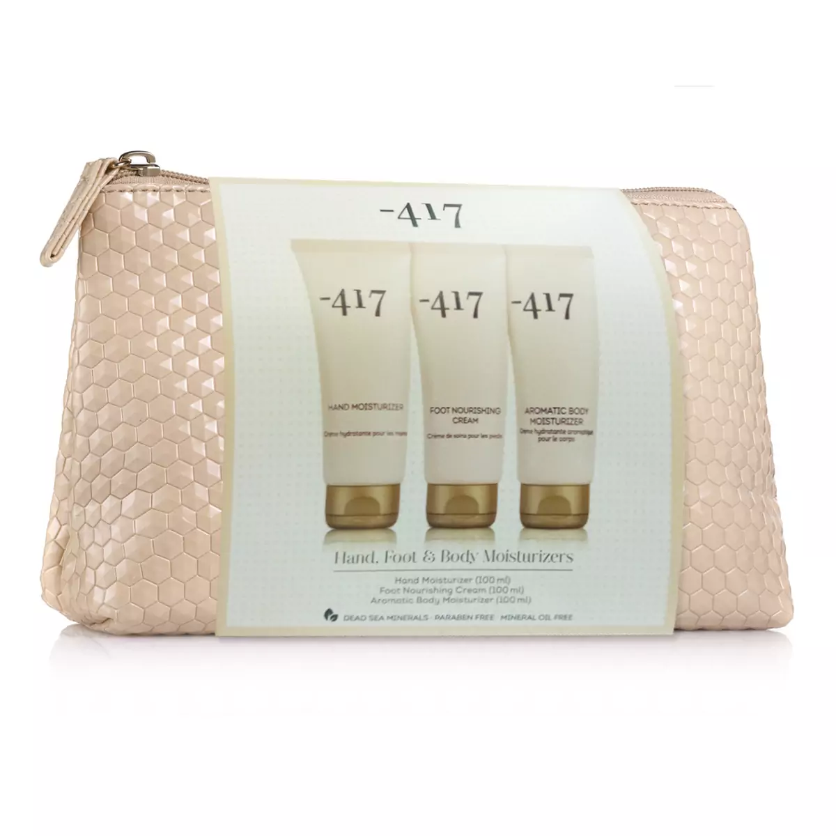 Набор средств для тела Minus 417 My Dead Sea Spa Body Trio Set - beige pouch