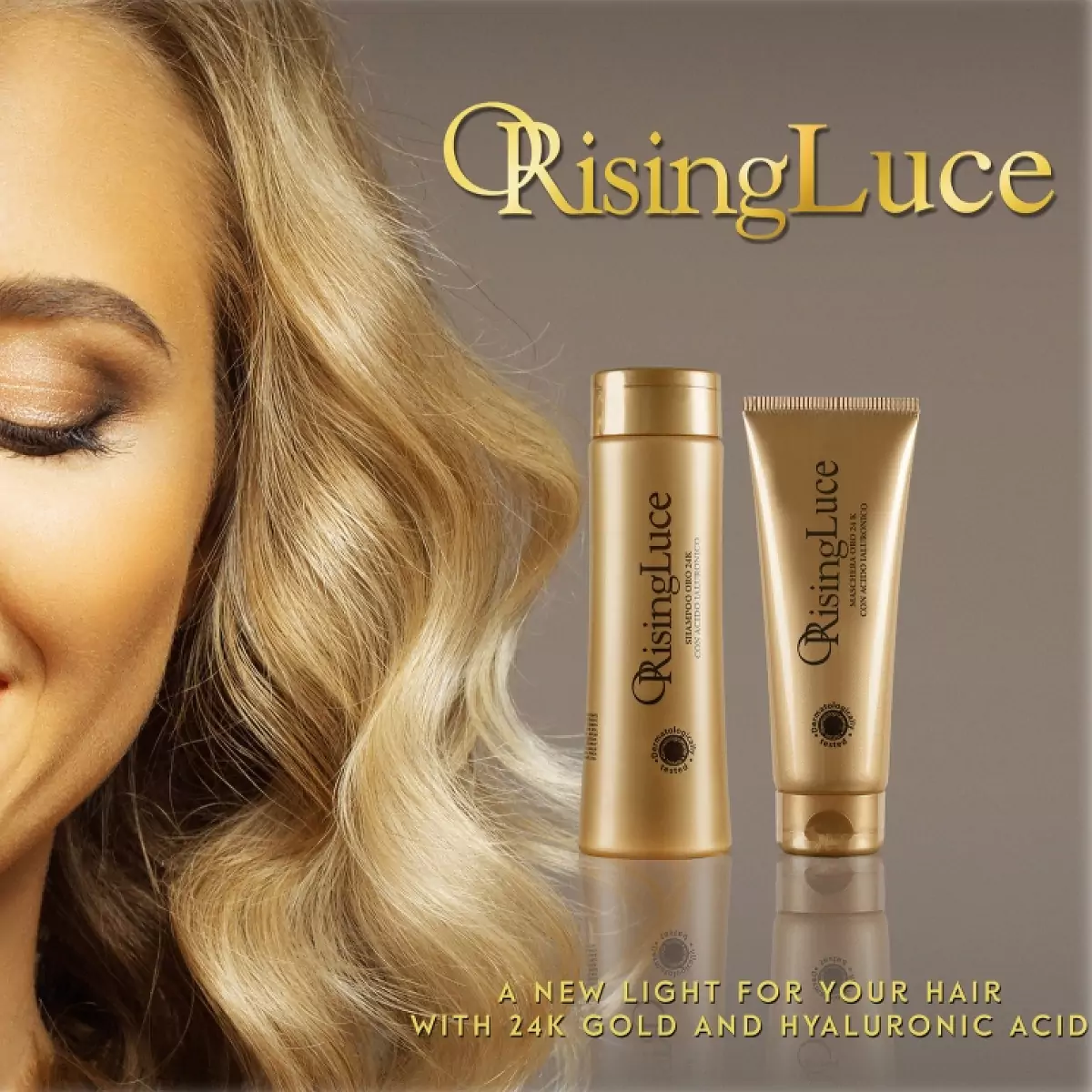 Маска Золото 24К с гиалуроновой кислотой Orising Luce Maschera Oro 24K