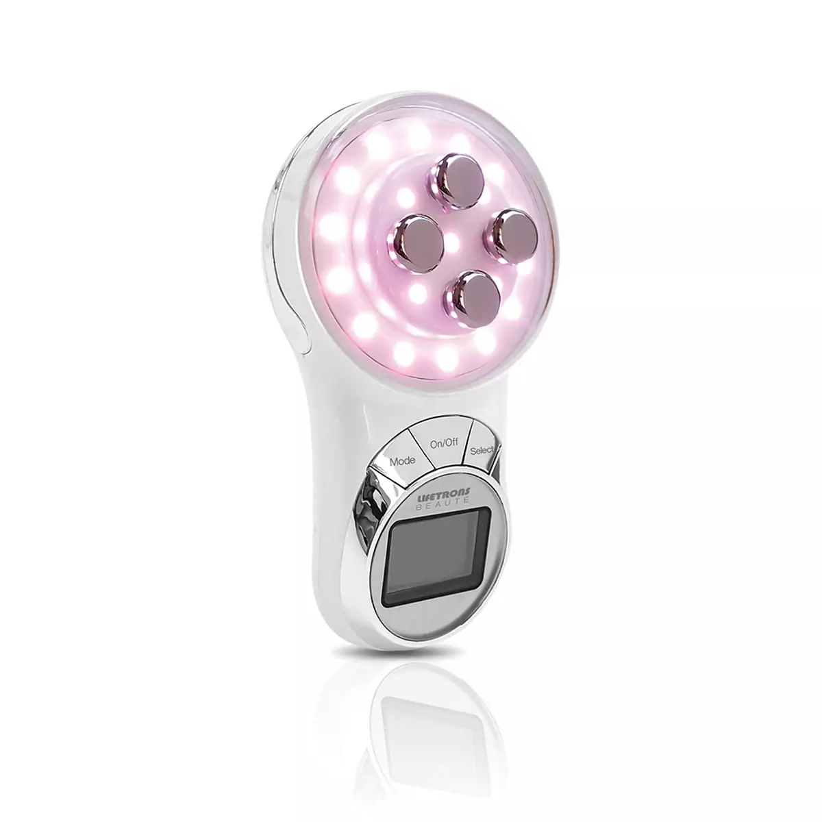 Аппарат для фотоно-терапии кожи лица. Микротоки. Светотерапия. LIFETRONS BEAUTY Photon Facial Treatment With Microcurrents and Light Therapy