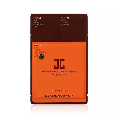 Маска для обличчя освітлююча Jayjun Real Water Brightening Black Mask 