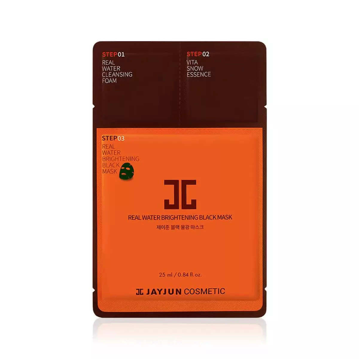 Маска для обличчя освітлююча Jayjun Real Water Brightening Black Mask 