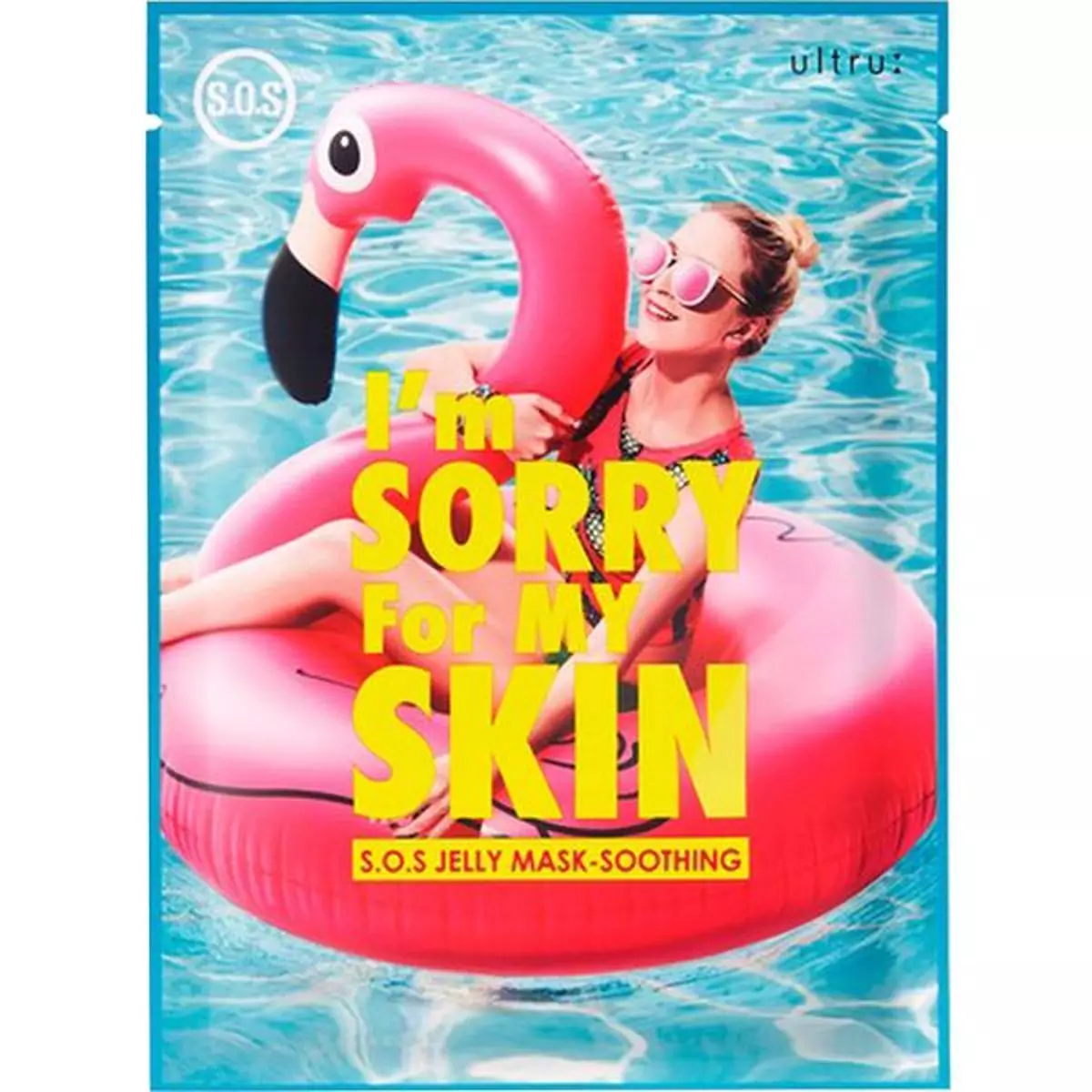 Успокаивающая маска для лица Ultru I’m Sorry for My Skin S.O.S Jelly Mask - Soothing