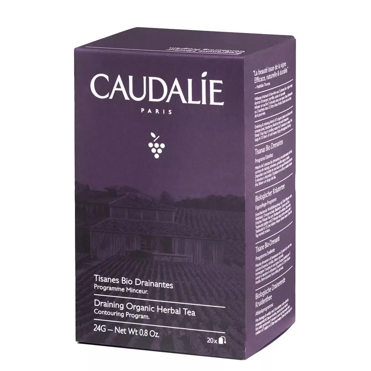 Дренуючий органічний трав\'яний чай Caudalie Draining Organic Herbal Tea