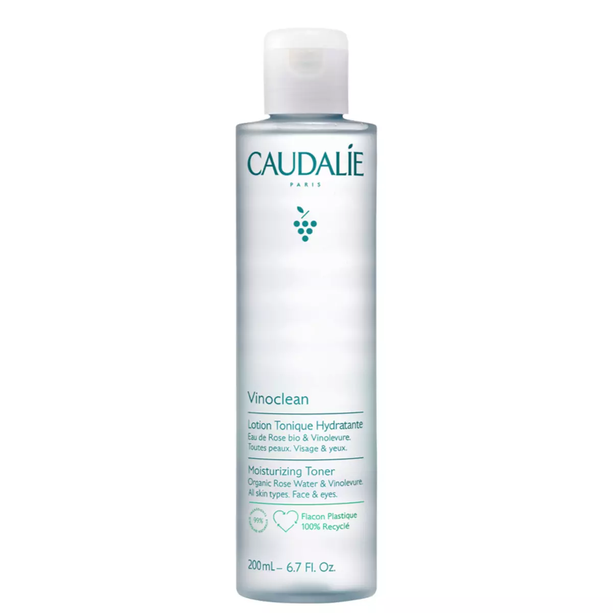 Тонизирующий увлажняющий лосьон Caudalie Vinoclean Moisturizing Toner