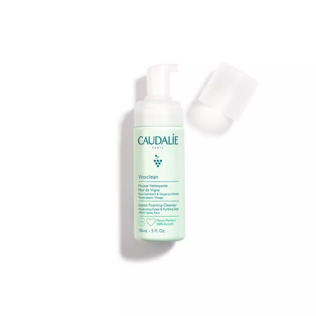 Пінка для зняття макіяжу Caudalie Foaming Cleanser