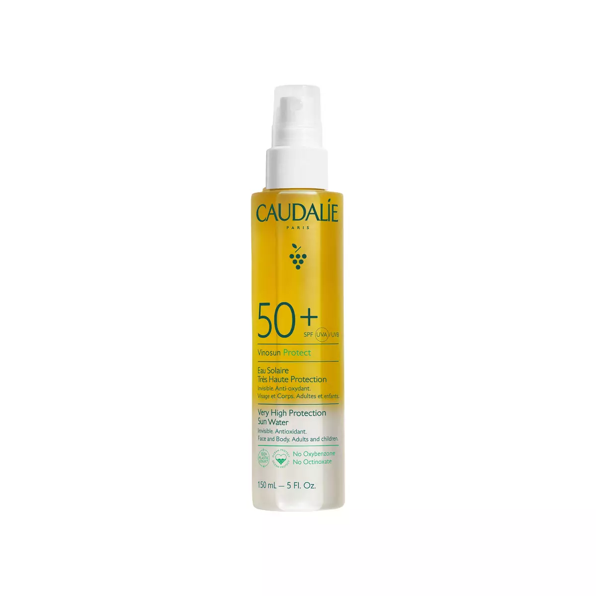 Солнцезащитное средство высокой защиты Caudalie Vinosun Protect Very High Protection Sun Water SPF 50+