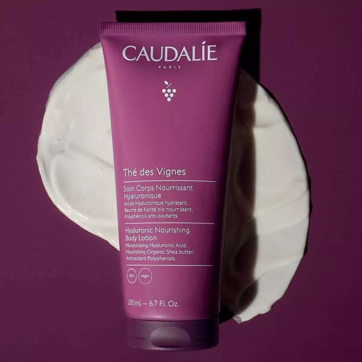Гиалуроновый лосьон для тела Caudalie The Des Vignes Hyaluronic Nourishing Body Lotion