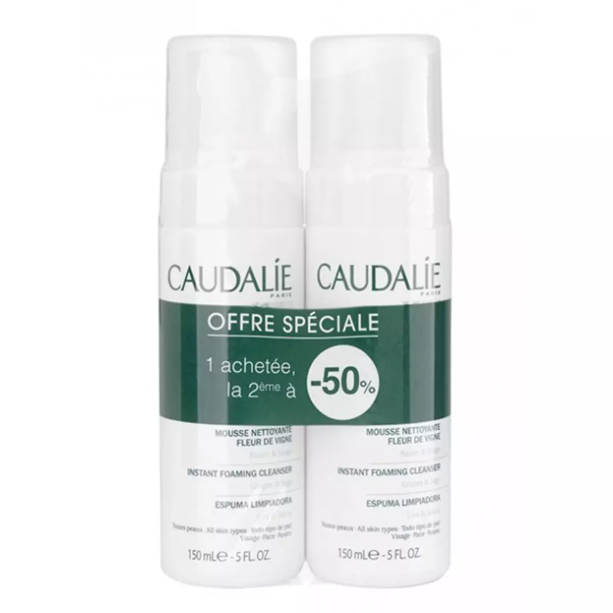 Набор Пенка для снятия макияжа Caudalie 