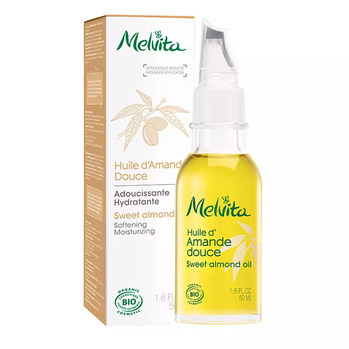 Масло Сладкий Миндаль для лица Melvita Organic Sweet Almond Oil