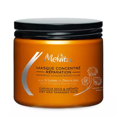 Восстанавливающая маска для волос Melvita Repairing Concentrated Mask